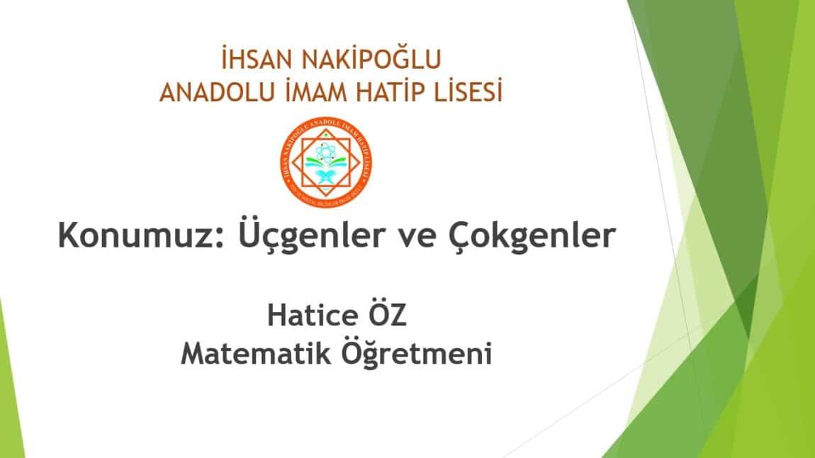 Üçgenler ve Çokgenler