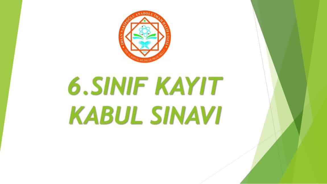 6. SINIF KAYIT KABUL SINAVI